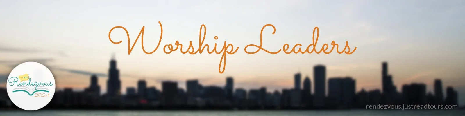 2024 JustRead Rendezvous Worship Leaders banner